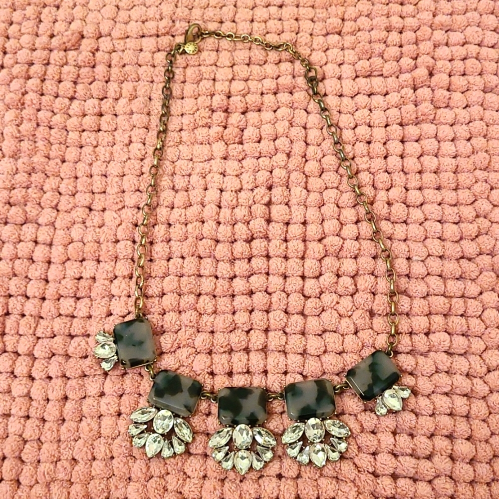 J. CREW ADJUSTABLE JEWELED NECKLACE